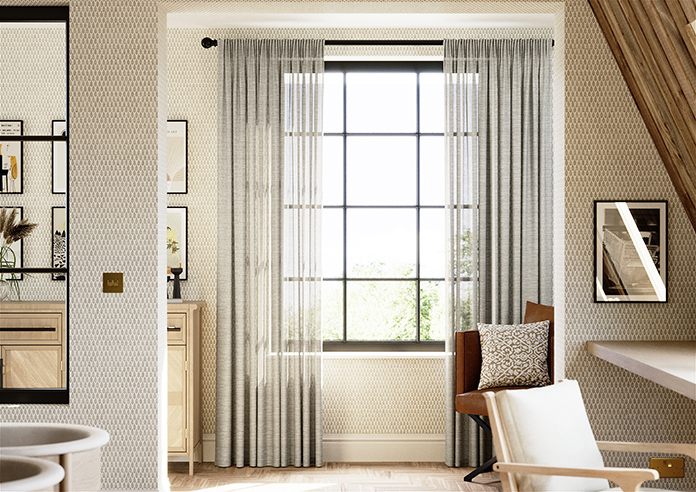 Tanami Voile, Grey Haze - Made to Measure Curtains - Image 3